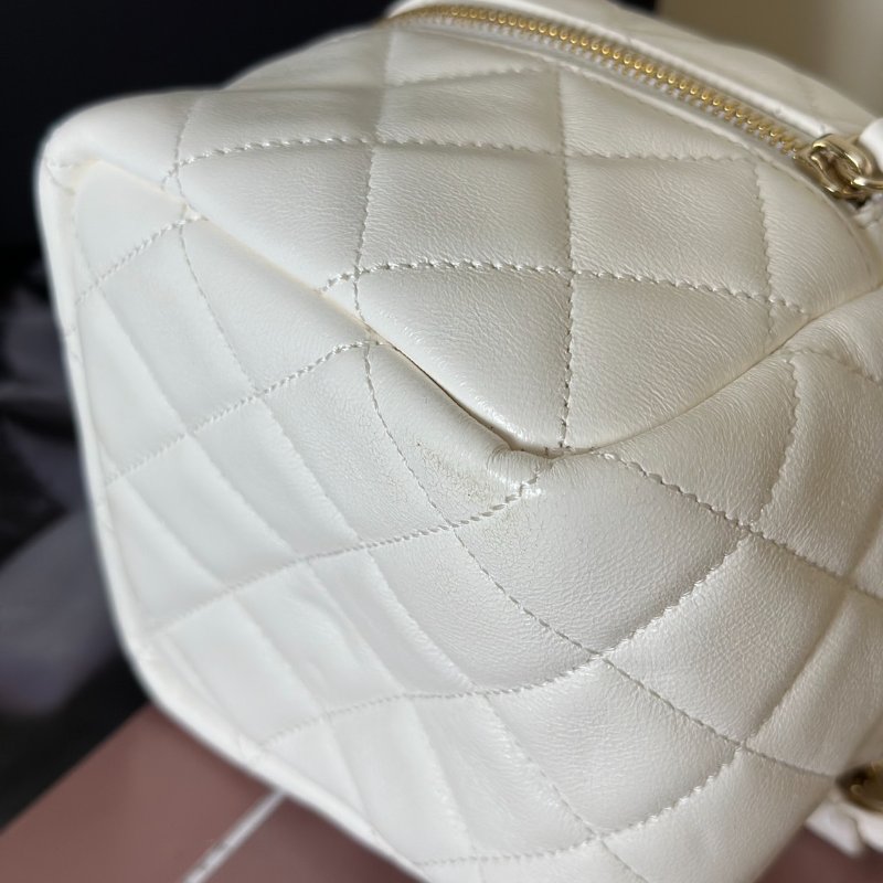 CHANEL 22S手提骰子包 - 白金32開-11