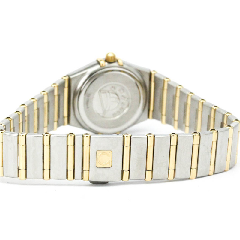 歐米茄星座系列鑽石18K金精鋼腕錶1367.30拋光款-4