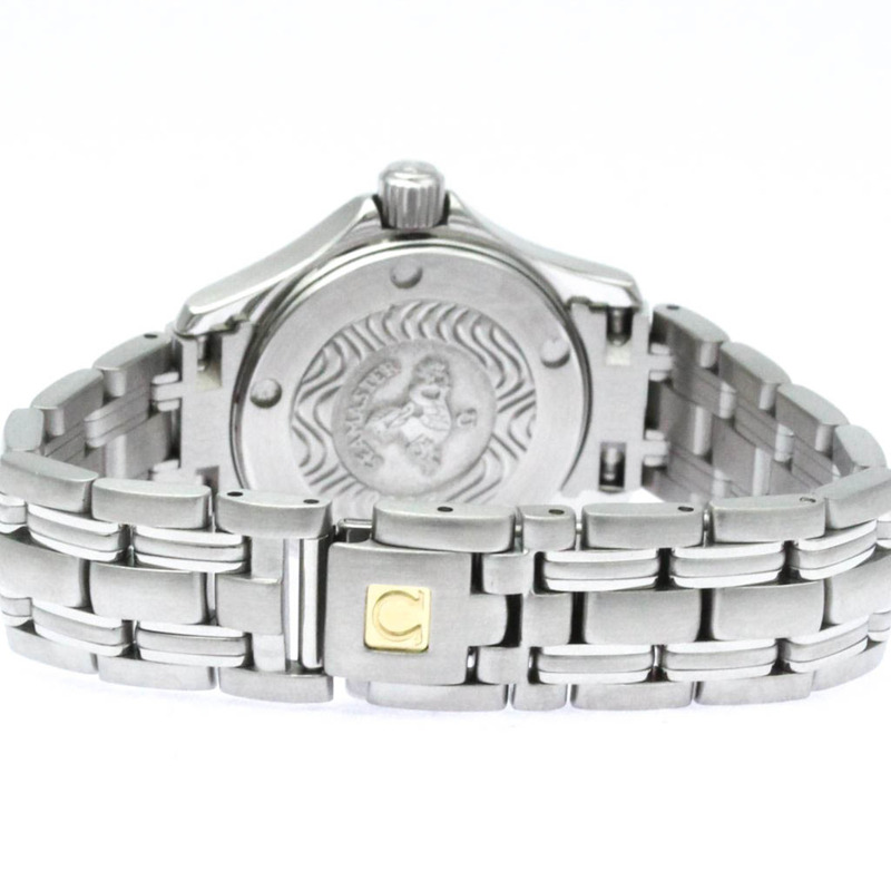 歐米茄海馬系列120公尺精鋼石英女錶 2571.21拋光款-4