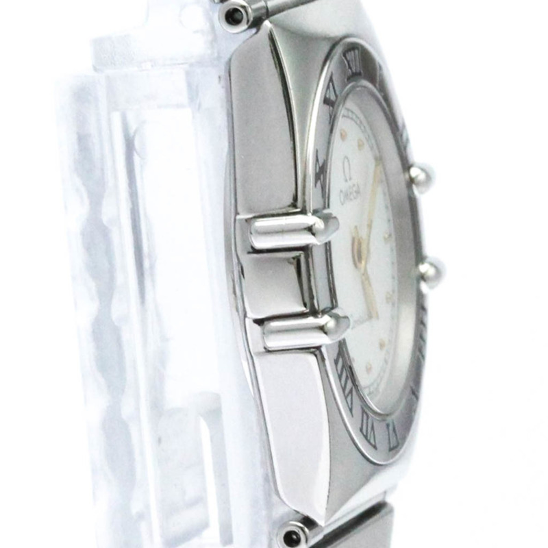 歐米茄星座系列不鏽鋼女士腕錶 795.1080 拋光款-7