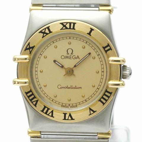 歐米茄星座系列18K金精鋼女錶795.1080拋光款