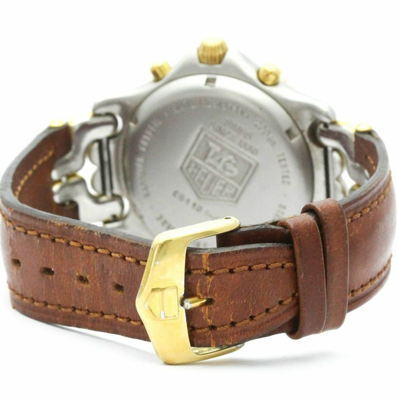 TAG HEUER Sel計時碼錶鍍金鋼錶CG1121拋光-4