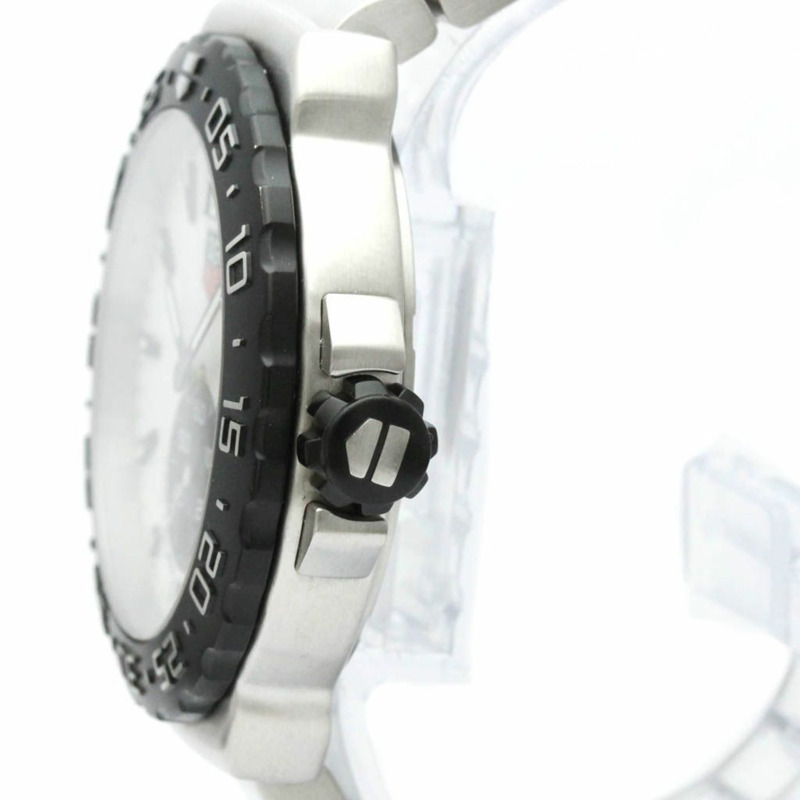 TAG HEUER 豪雅一級方程式大日期精鋼石英腕錶 WAU1111 拋光-3