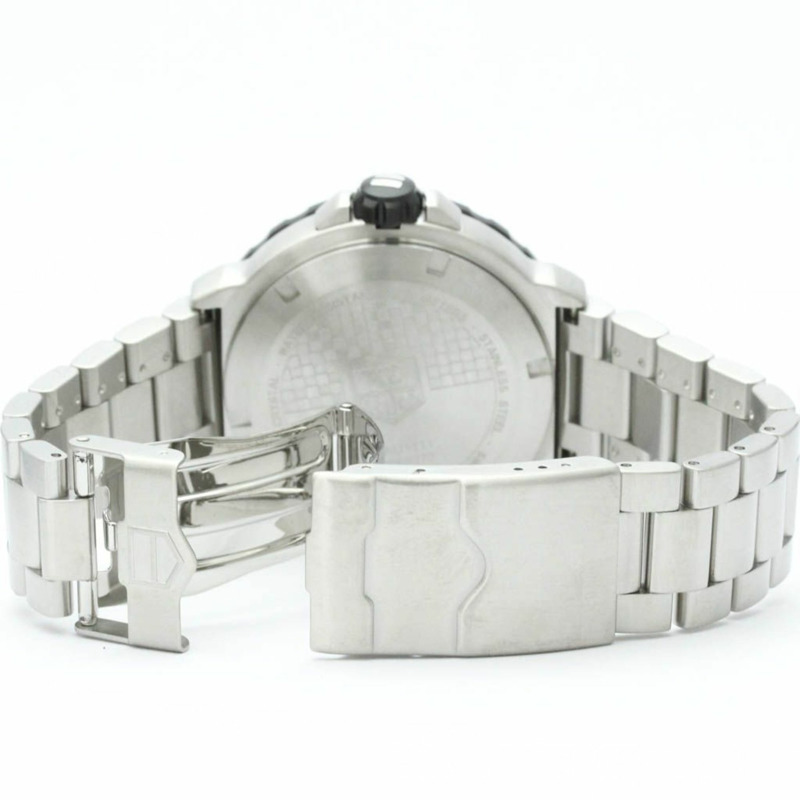 TAG HEUER 豪雅一級方程式大日期精鋼石英腕錶 WAU1111 拋光-4