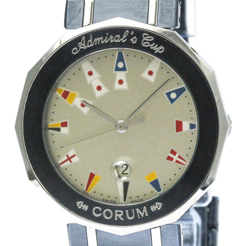 崑崙海軍上將杯系列不鏽鋼石英男士腕錶 99.810.30 拋光