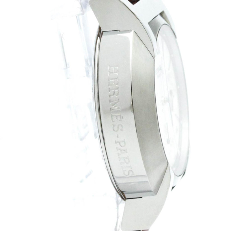 愛馬仕 Nomade 計時碼錶 精鋼自動石英男士腕錶 NO1.910 拋光-8