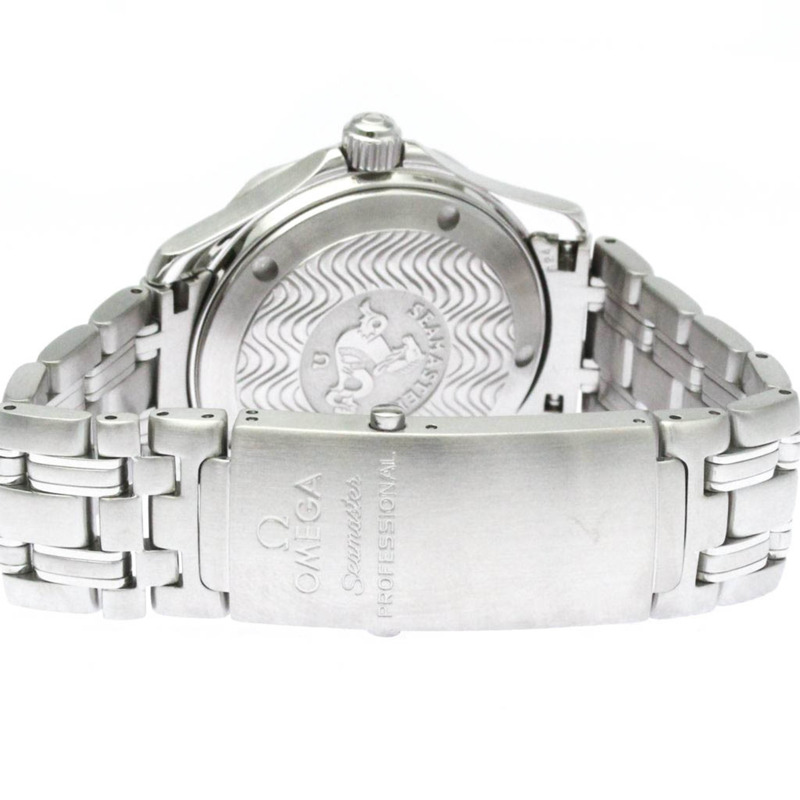 歐米茄海馬系列專業300公尺潛水錶，中型精鋼款，型號2551.80，拋光款-4
