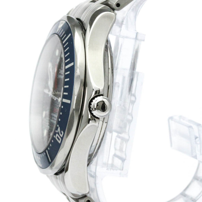 歐米茄海馬系列GMT同軸自動男士腕錶2535.80拋光款-3