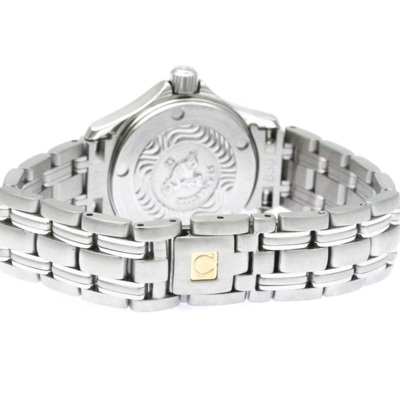 歐米茄海馬系列120公尺精鋼石英女錶 2581.81 拋光款-4