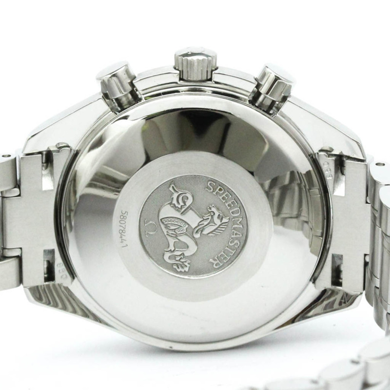 歐米茄超霸系列三曆精鋼自動腕錶 3523.80 拋光-5