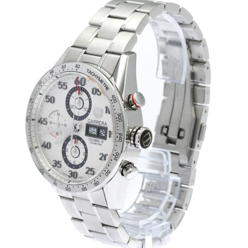 TAG HEUER 豪雅卡萊拉 Calibre 16 計時碼錶 鋼錶 CV2A11 拋光-1