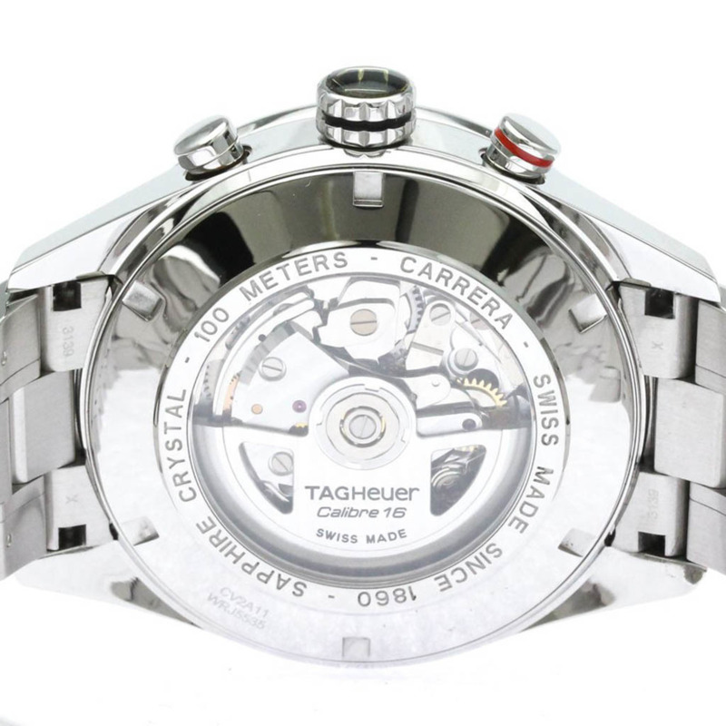 TAG HEUER 豪雅卡萊拉 Calibre 16 計時碼錶 鋼錶 CV2A11 拋光-6
