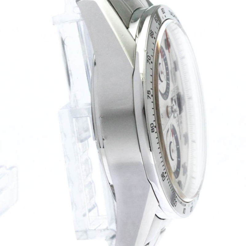 TAG HEUER 豪雅卡萊拉 Calibre 16 計時碼錶 鋼錶 CV2A11 拋光-8