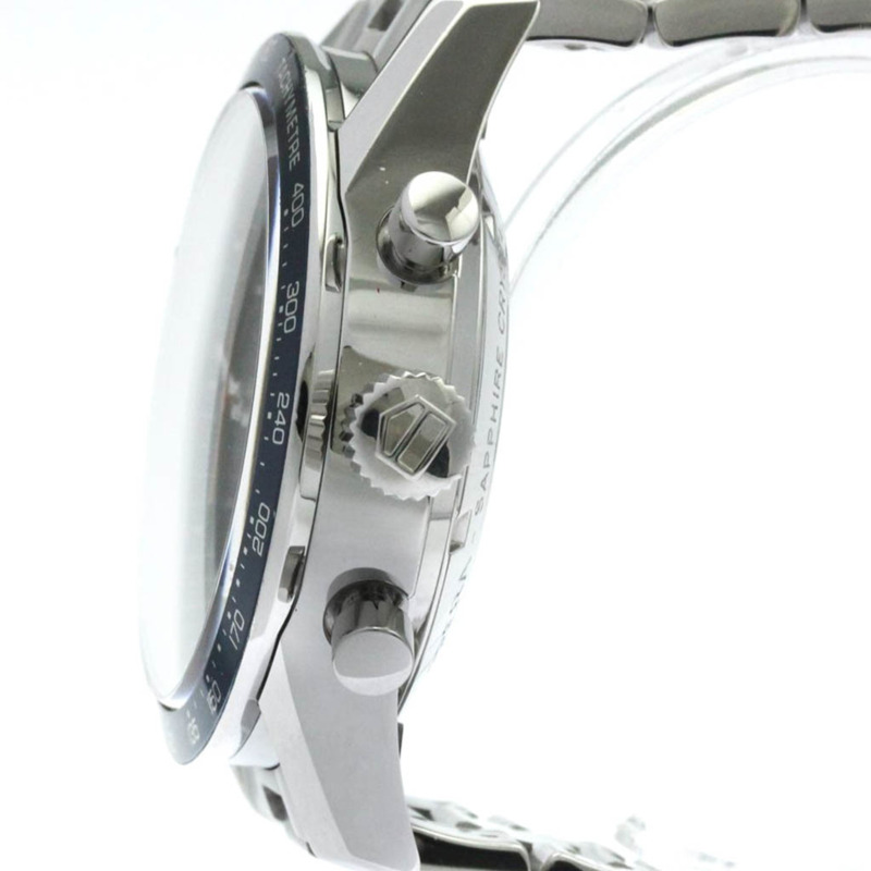 TAG HEUER 豪雅卡萊拉系列計時碼錶精鋼自動腕錶 CV2015 拋光款-3