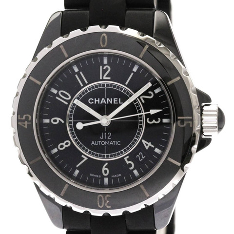 香奈兒 J12 陶瓷橡膠自動男士腕錶 H0684 拋光