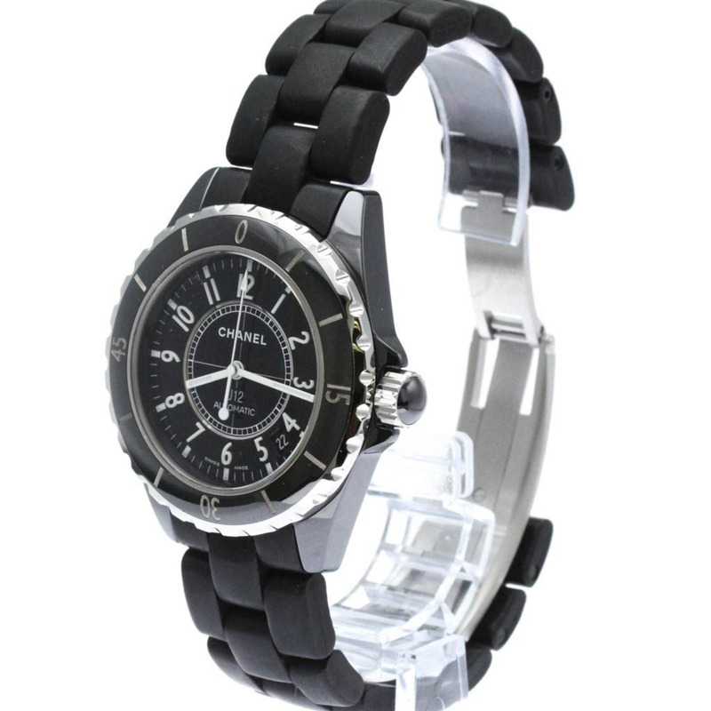 香奈兒 J12 陶瓷橡膠自動男士腕錶 H0684 拋光-1