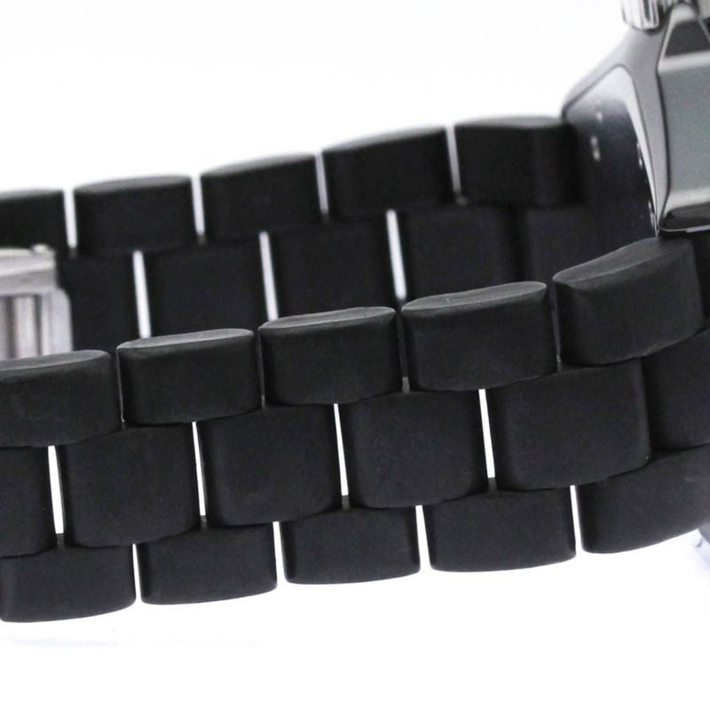 香奈兒 J12 陶瓷橡膠自動男士腕錶 H0684 拋光-6