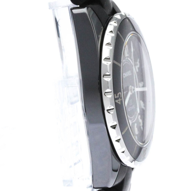 香奈兒 J12 陶瓷橡膠自動男士腕錶 H0684 拋光-7