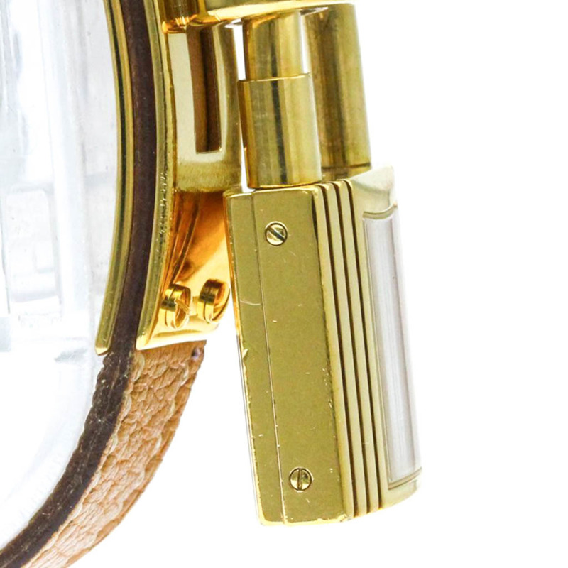 愛馬仕 Kelly 女士腕錶，鍍金皮革錶帶，石英機芯-7