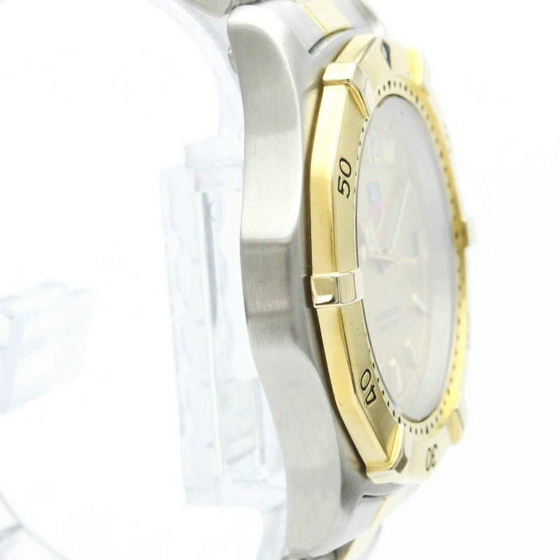 TAG HEUER 專業鍍金鋼石英男錶 WK1121 拋光-7