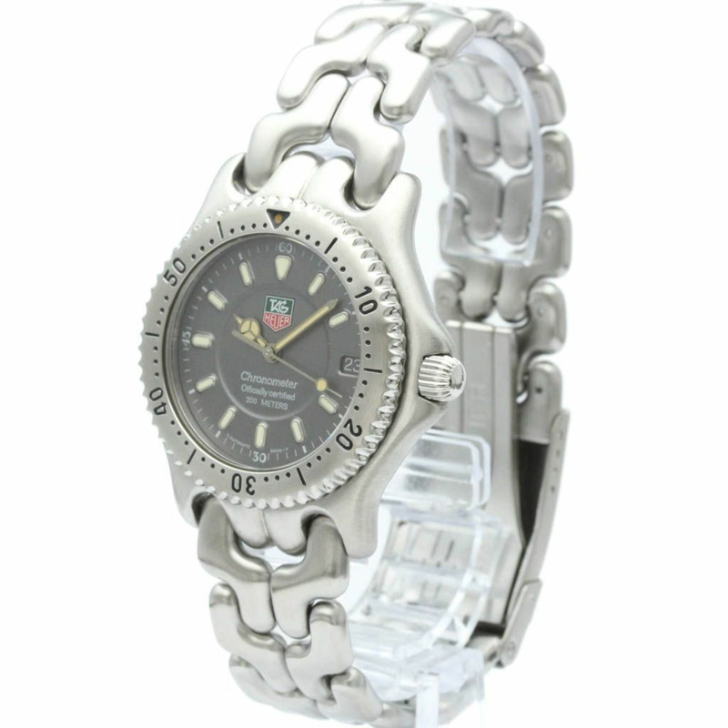 TAG HEUER 豪雅 Sel 200公尺天文台認證自動男士腕錶 S89.206 拋光款-1