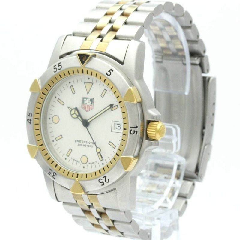 TAG HEUER 豪雅 1500 專業鍍金精鋼石英男錶 955.706G-1