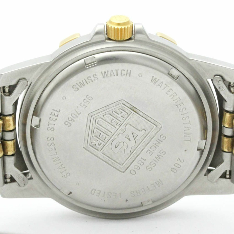 TAG HEUER 豪雅 1500 專業鍍金精鋼石英男錶 955.706G-5