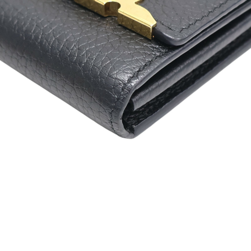 黑色牛皮 Capucines 扣式 長夾 M64551【LOUIS VUITTON LV 路易威登】 M64551-8