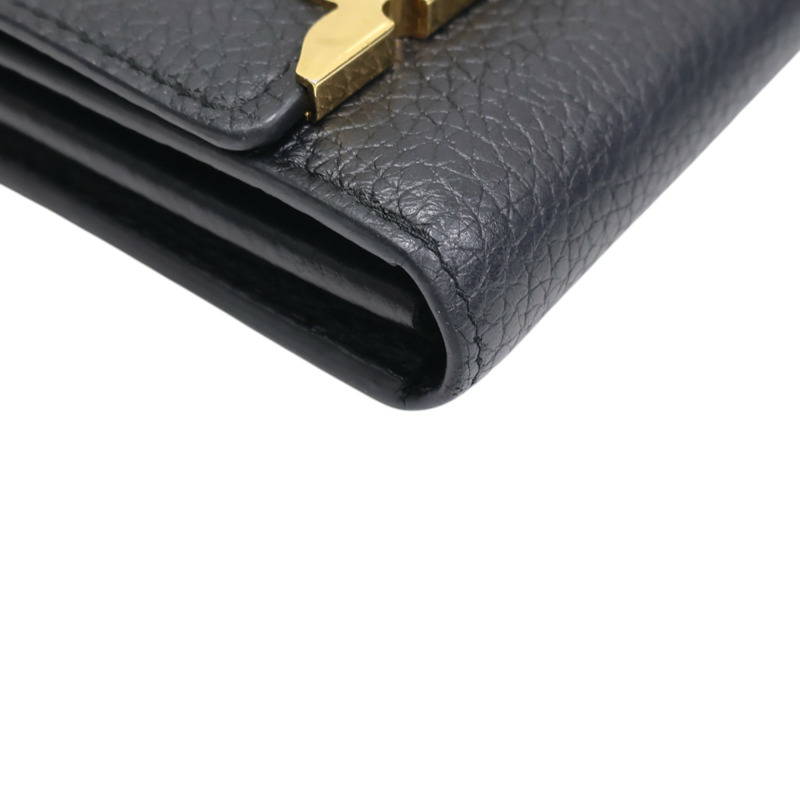 黑色牛皮 Capucines 扣式 長夾 M64551【LOUIS VUITTON LV 路易威登】 M64551-9