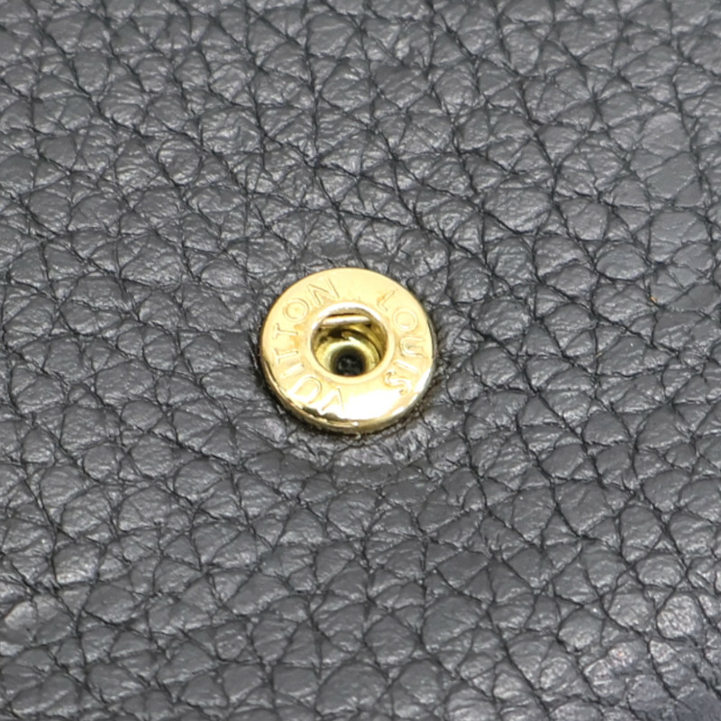 黑色牛皮 Capucines 扣式 長夾 M64551【LOUIS VUITTON LV 路易威登】 M64551-13