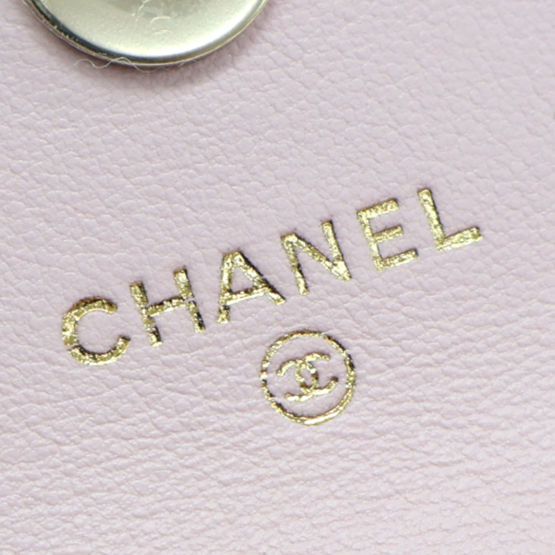 粉色羊皮 鍊帶 肩背包【CHANEL 香奈兒】-5