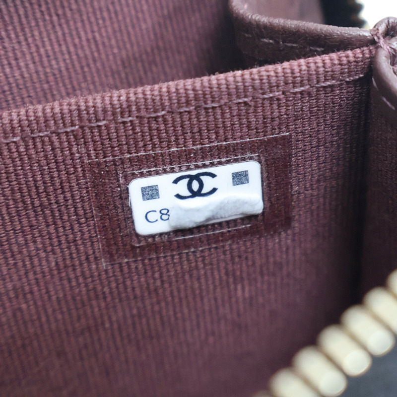 黑色 Caviar牛皮 拉鍊 零錢包 AP1650【CHANEL 香奈兒】 AP1650-7