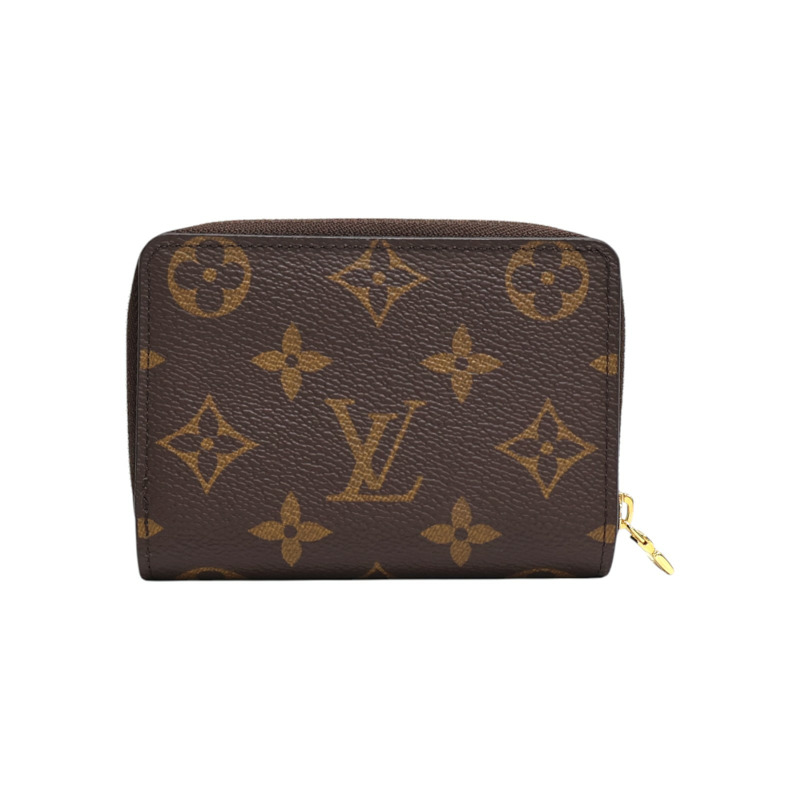 棕色 原花帆布 拉鍊 零錢包 M81461【LOUIS VUITTON LV 路易威登】 M81461-0