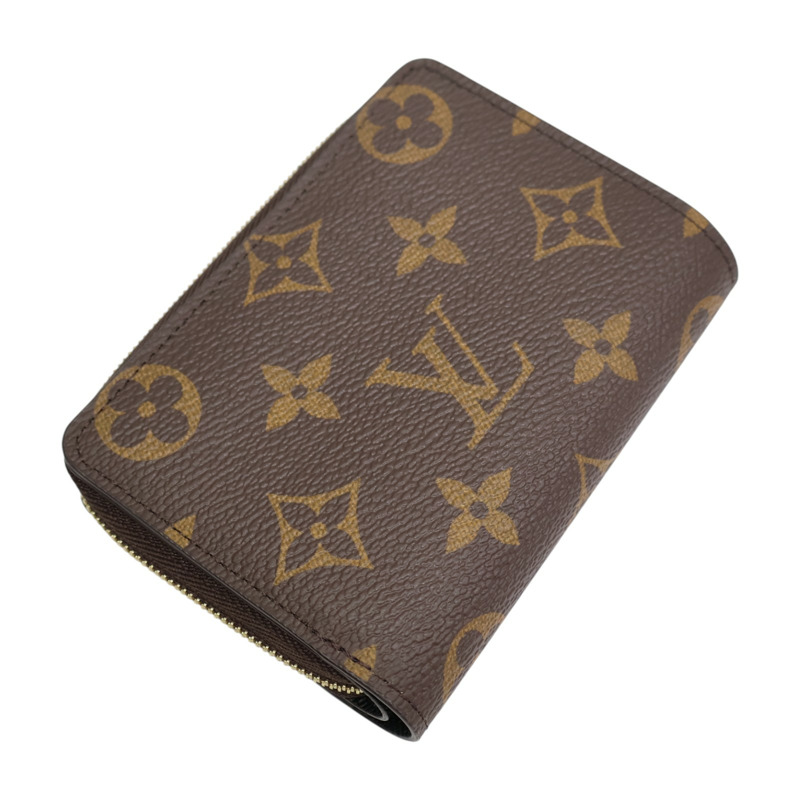 棕色 原花帆布 拉鍊 零錢包 M81461【LOUIS VUITTON LV 路易威登】 M81461-2