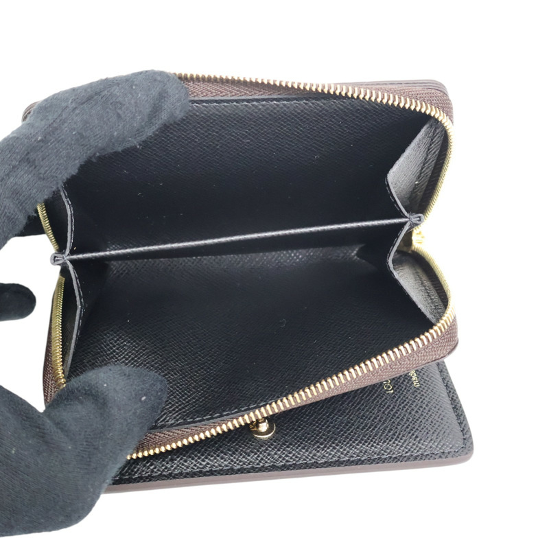 棕色 原花帆布 拉鍊 零錢包 M81461【LOUIS VUITTON LV 路易威登】 M81461-8