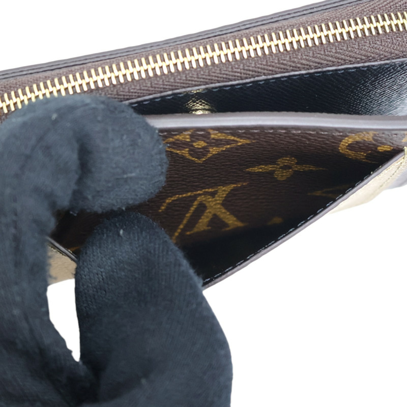 棕色 原花帆布 拉鍊 零錢包 M81461【LOUIS VUITTON LV 路易威登】 M81461-9