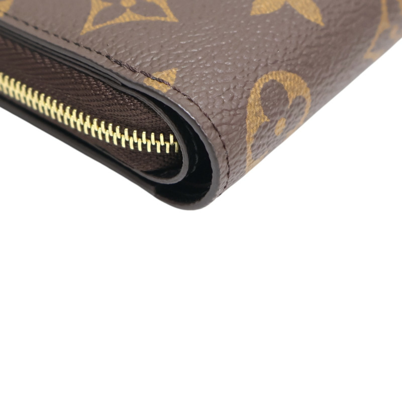棕色 原花帆布 拉鍊 零錢包 M81461【LOUIS VUITTON LV 路易威登】 M81461-12