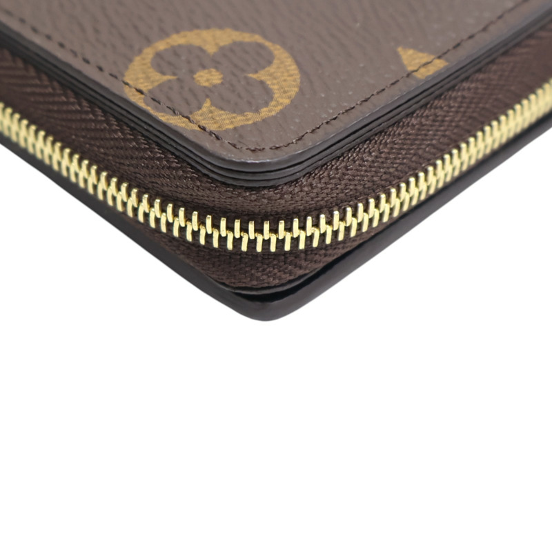 棕色 原花帆布 拉鍊 零錢包 M81461【LOUIS VUITTON LV 路易威登】 M81461-13