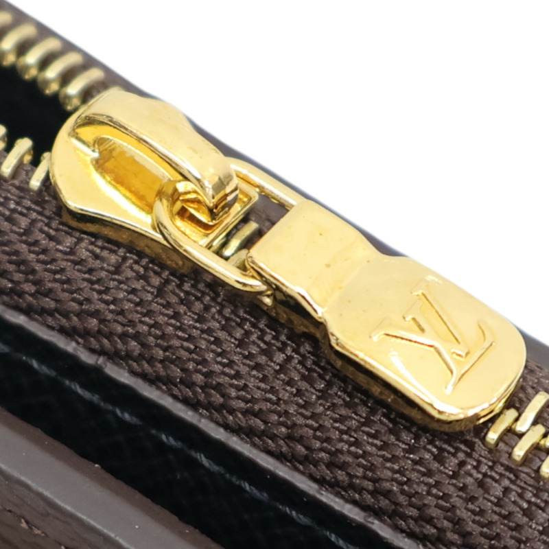 棕色 原花帆布 拉鍊 零錢包 M81461【LOUIS VUITTON LV 路易威登】 M81461-17
