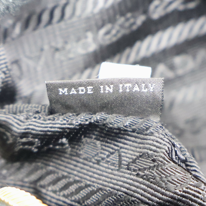 黑色牛皮 Saffiano Lux Mini 肩背包 BL0705【PRADA 普拉達】 BL0705-6