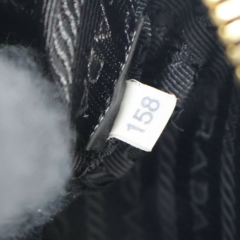 黑色牛皮 Saffiano Lux Mini 肩背包 BL0705【PRADA 普拉達】 BL0705-7