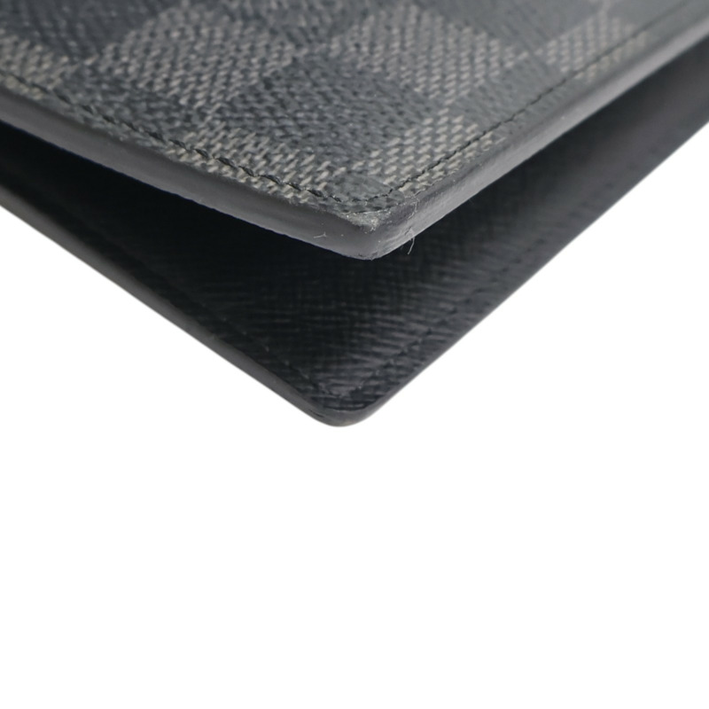 黑色 棋盤格帆布 Portefeuille Alexandre 兩折 長夾 N61063【LOUIS VUITTON LV 路易威登】 N61063-14