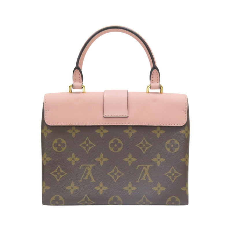 黑色/粉色 牛皮 原花帆布 Rocky BB 兩用包【LOUIS VUITTON LV 路易威登】 M44080-1
