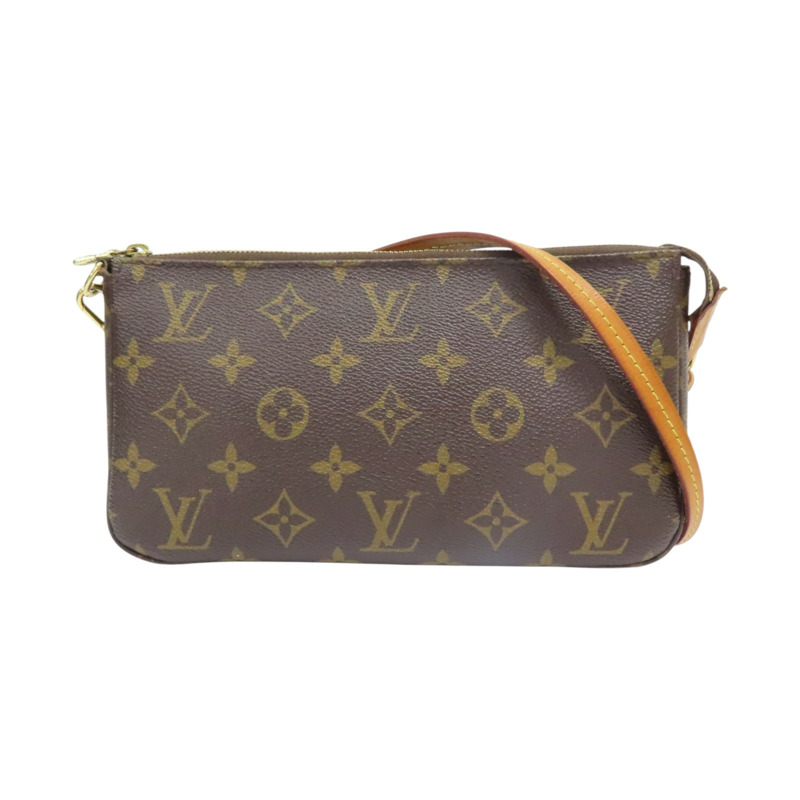 棕色 原花帆布  Pochette Accessoires 肩背包 M51980【LOUIS VUITTON LV 路易威登】 M51980-0