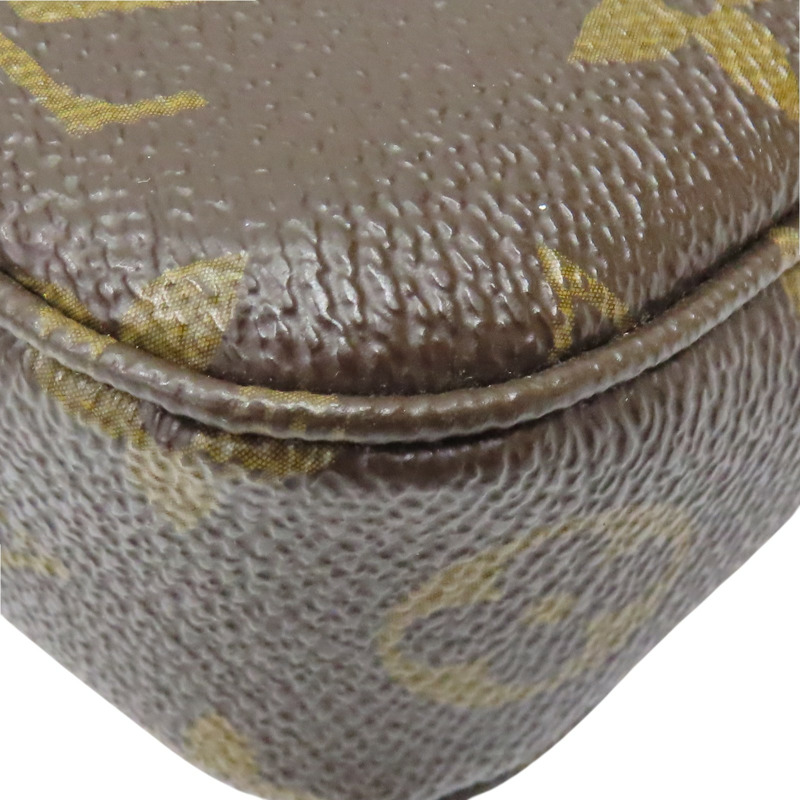 棕色 原花帆布  Pochette Accessoires 肩背包 M51980【LOUIS VUITTON LV 路易威登】 M51980-12