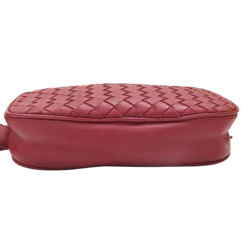 紅色 編織羊皮 腰包【BOTTEGA VENETA BV 寶緹嘉】-3