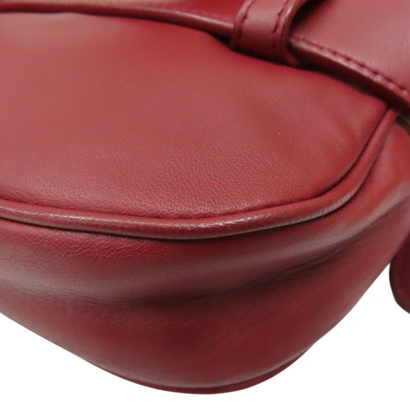 紅色 編織羊皮 腰包【BOTTEGA VENETA BV 寶緹嘉】-13