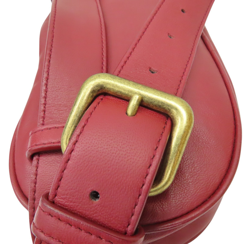 紅色 編織羊皮 腰包【BOTTEGA VENETA BV 寶緹嘉】-14