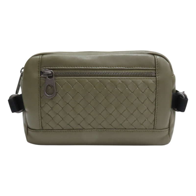 綠色 牛皮 腰包【BOTTEGA VENETA BV 寶緹嘉】-0