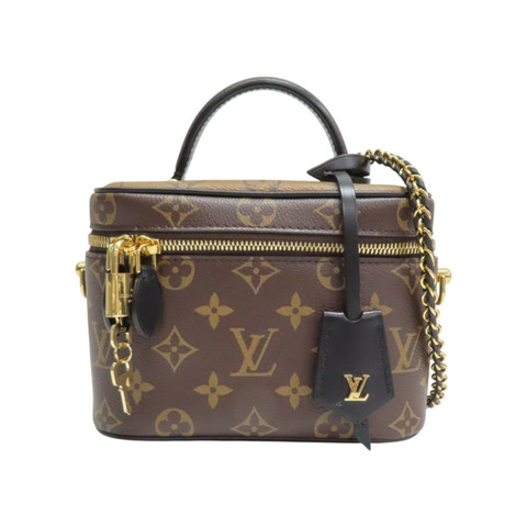 棕色 原花帆布 Vanity PM 兩用包【LOUIS VUITTON LV 路易威登】 M45165